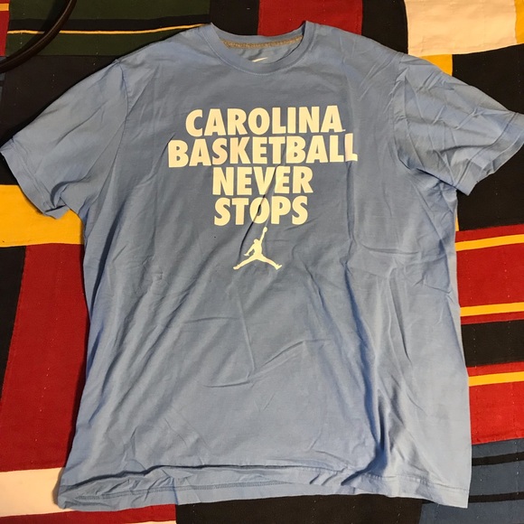 Nike Other - Carolina Basketball Never Stops T-shirt